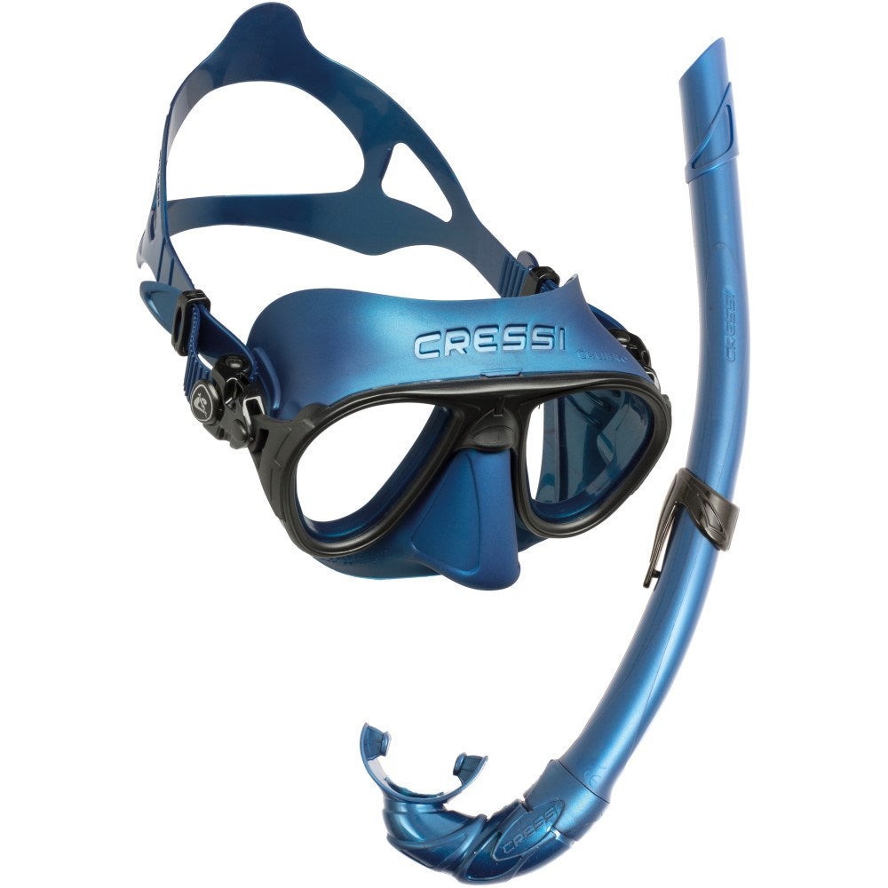 CRESSI Calibro + Corsica Combo – Kit Masque & Tuba De Randonnée Aquatique Pour Adultes – Taille Unique